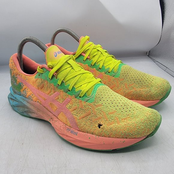 ASICS DynaBlast Womens 8 Orange Pop Coral Running Shoes Athletic Casual 1012A989 - Picture 4 of 14